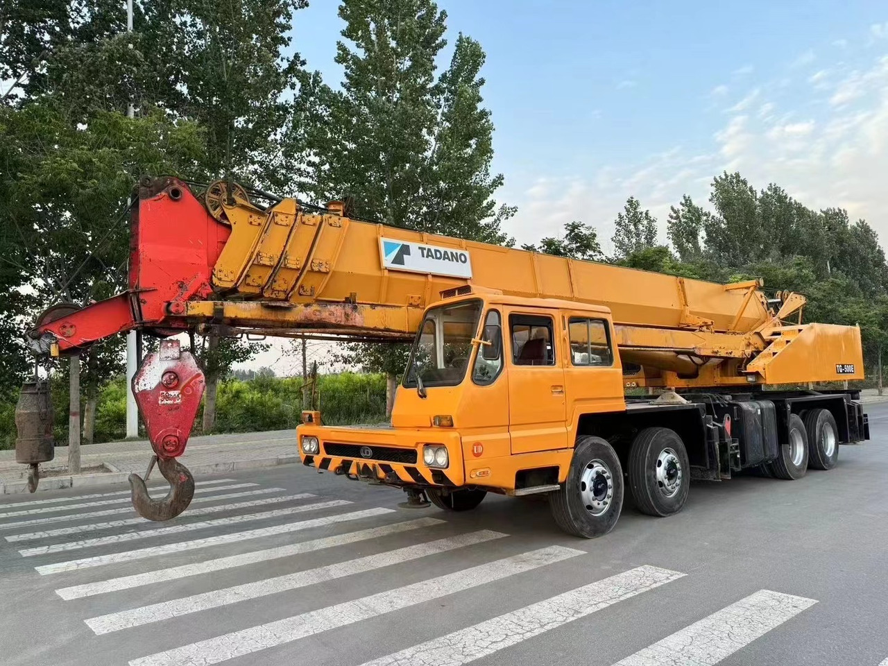 TADANO TG500E Good Condition 50 ton Truck Crane - Grue mobile: photos 1 TADANO TG500E Good Condition 50 ton Truck Crane - Grue mobile: photos 1