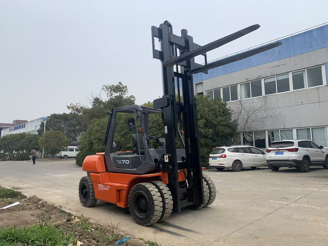 Toyota FD70 Secondhand 7 ton Forklift - Chariot élévateur diesel: photos 3 Toyota FD70 Secondhand 7 ton Forklift - Chariot élévateur diesel: photos 3