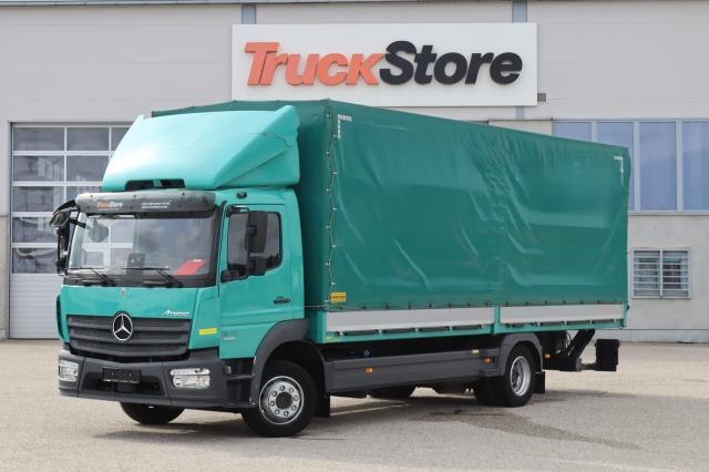 Mercedes-Benz Atego 1221 L - Camion à rideaux coulissants: photos 1 Mercedes-Benz Atego 1221 L - Camion à rideaux coulissants: photos 1