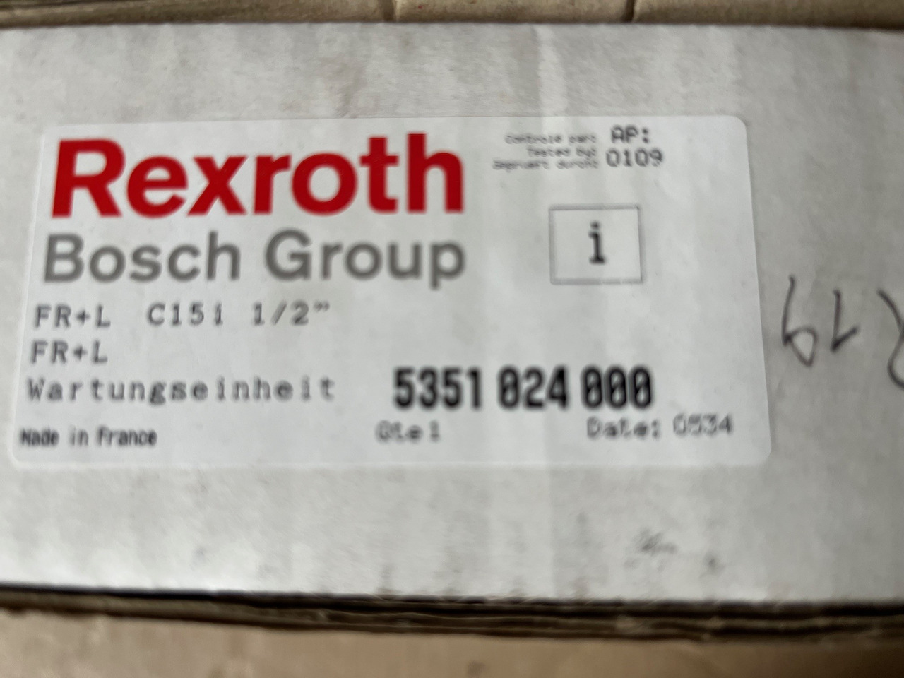 REXROTH Service unit 5351 024 000 5351024000 - Pièces de rechange pour Engins de chantier: photos 2 REXROTH Service unit 5351 024 000 5351024000 - Pièces de rechange pour Engins de chantier: photos 2