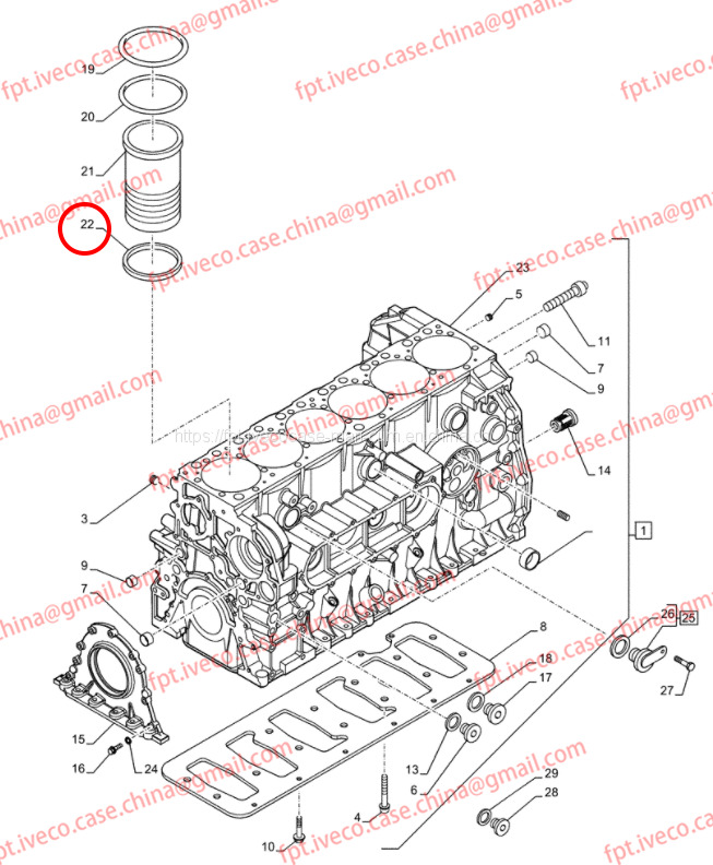 FPT IVECO CASE Cursor9 F2CFE614A*B041/F2CGE614F*V004 5802431166 CYLINDER LINER WASHER0.08mm/0.1mm/0.12mm/0.14mm/504128648 504128649 504128650 504128651 - Pistons/ Anneaux/ Manchons pour Camion: photos 2 FPT IVECO CASE Cursor9 F2CFE614A*B041/F2CGE614F*V004 5802431166 CYLINDER LINER WASHER0.08mm/0.1mm/0.12mm/0.14mm/504128648 504128649 504128650 504128651 - Pistons/ Anneaux/ Manchons pour Camion: photos 2