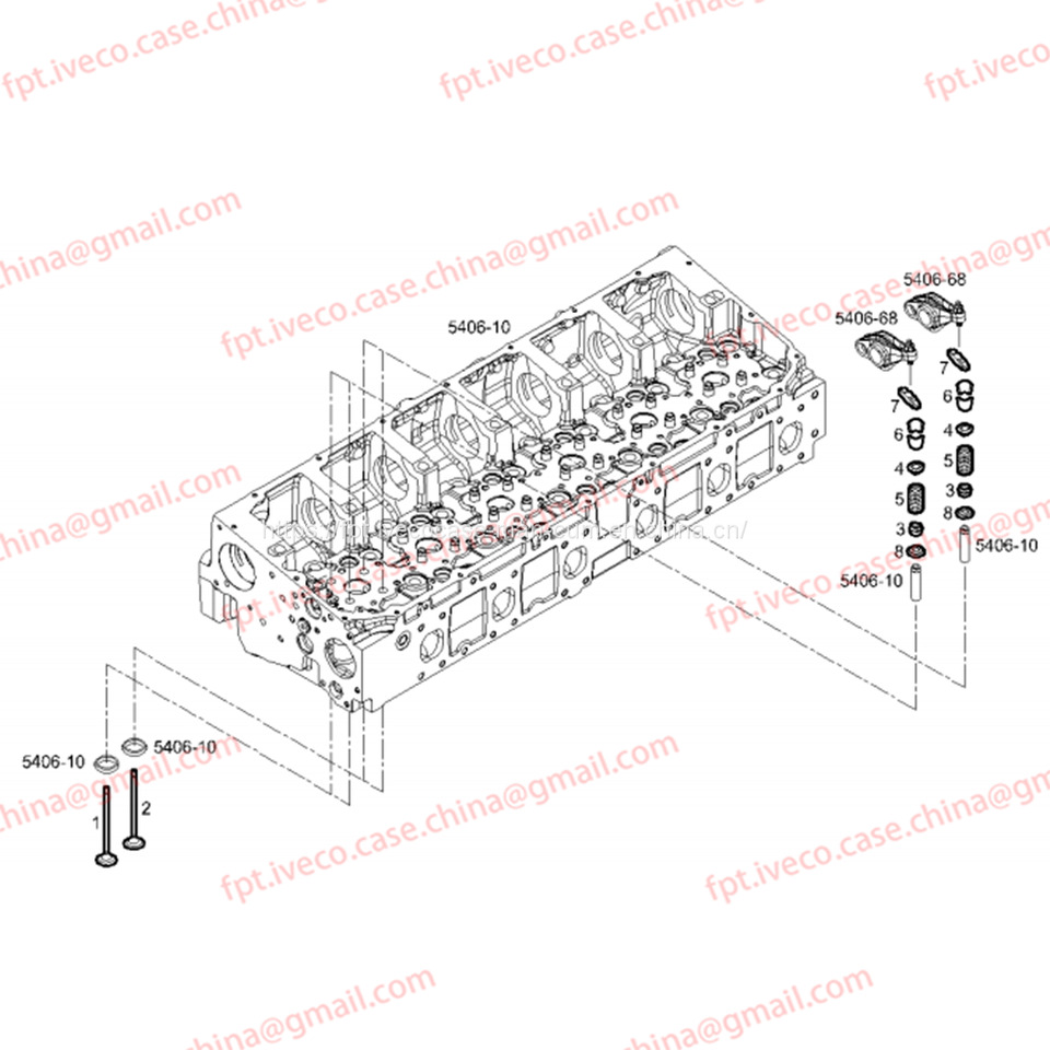 FPT IVECO CASE Cursor9Bus F2CFE612D*J231/F2CFE612A*J098 5802748674 VALVE CONE 98499819 - Valve pour Bus: photos 3 FPT IVECO CASE Cursor9Bus F2CFE612D*J231/F2CFE612A*J098 5802748674 VALVE CONE 98499819 - Valve pour Bus: photos 3