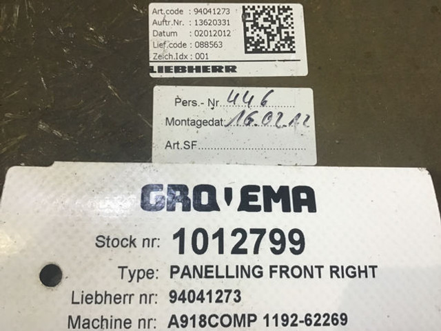 Liebherr A910 compact - Pare-chocs: photos 3 Liebherr A910 compact - Pare-chocs: photos 3