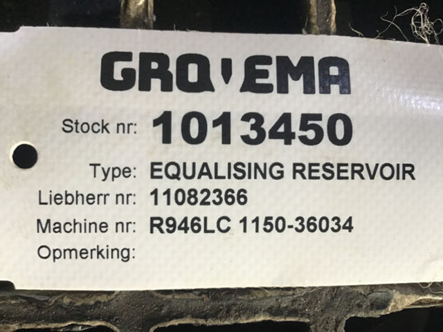 Liebherr Equalizing Reservoir - Vase d'expansion: photos 4 Liebherr Equalizing Reservoir - Vase d'expansion: photos 4