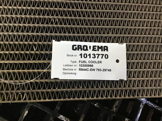 Radiateur d'huile Liebherr Fuelcooler: photos 12
