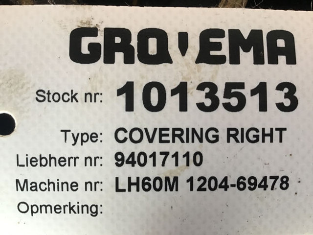 Liebherr LH 60 C / LH60 M - Pare-chocs: photos 3 Liebherr LH 60 C / LH60 M - Pare-chocs: photos 3
