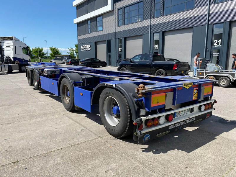 Broshuis 2Connect 2AKCC / 4 Axles / 3x Steering Axle / 2x Lift Axle - Semi-remorque porte-conteneur/ Caisse mobile: photos 3 Broshuis 2Connect 2AKCC / 4 Axles / 3x Steering Axle / 2x Lift Axle - Semi-remorque porte-conteneur/ Caisse mobile: photos 3