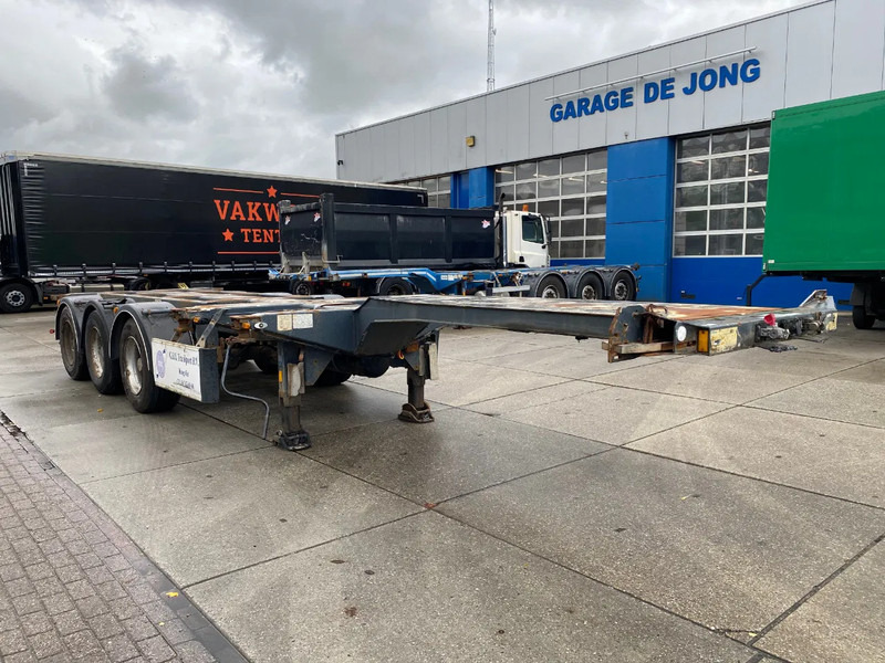 D-Tec FT-43-03V / Flexitrailer / 3x Extendable / SAF / 1x Lift Axle - Semi-remorque porte-conteneur/ Caisse mobile: photos 5 D-Tec FT-43-03V / Flexitrailer / 3x Extendable / SAF / 1x Lift Axle - Semi-remorque porte-conteneur/ Caisse mobile: photos 5