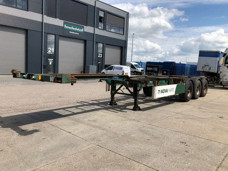 Flandria 40 FT Container Chassis / BPW + Disc / Lift Axle - Semi-remorque porte-conteneur/ Caisse mobile: photos 4 Flandria 40 FT Container Chassis / BPW + Disc / Lift Axle - Semi-remorque porte-conteneur/ Caisse mobile: photos 4