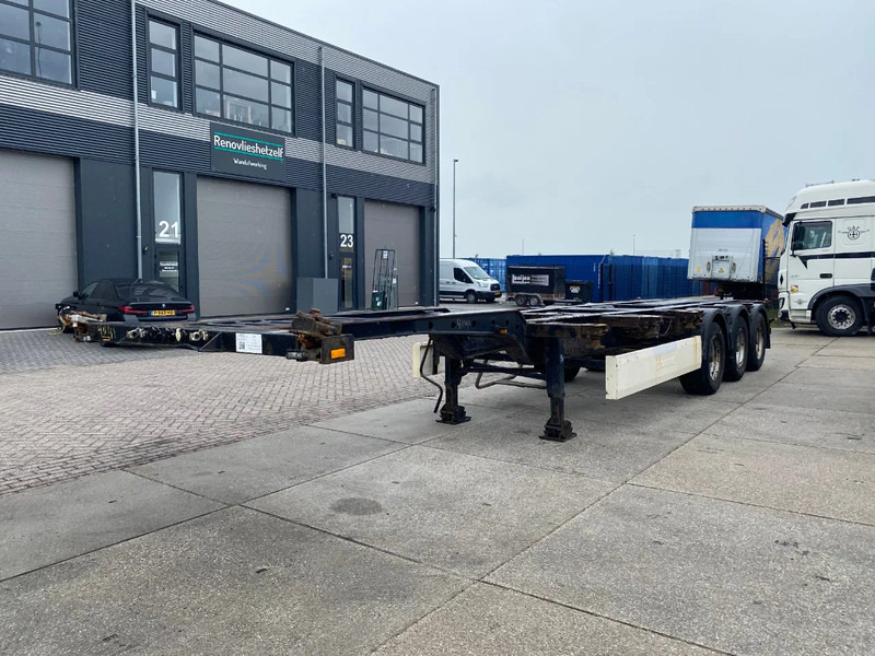 Krone SDC 27 / Container Chassis / BPW + Drum / Lift Axle - Semi-remorque porte-conteneur/ Caisse mobile: photos 4 Krone SDC 27 / Container Chassis / BPW + Drum / Lift Axle - Semi-remorque porte-conteneur/ Caisse mobile: photos 4