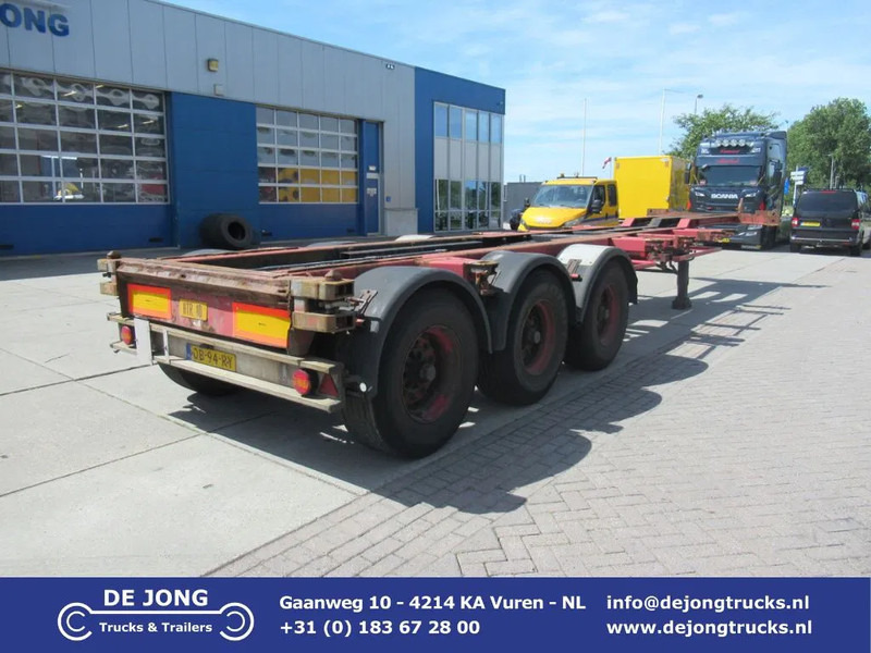 Renders Container Chassis / Extendable on rear / BPW + drum - Semi-remorque porte-conteneur/ Caisse mobile: photos 1 Renders Container Chassis / Extendable on rear / BPW + drum - Semi-remorque porte-conteneur/ Caisse mobile: photos 1