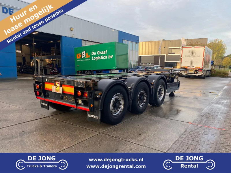 Renders Euro 800 3DFCST / Container Chassis / 45FT / 1x Lift Axle / 2x Extendable - Semi-remorque porte-conteneur/ Caisse mobile: photos 1 Renders Euro 800 3DFCST / Container Chassis / 45FT / 1x Lift Axle / 2x Extendable - Semi-remorque porte-conteneur/ Caisse mobile: photos 1