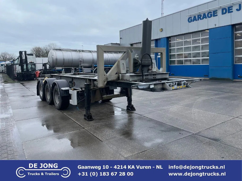 Semi-remorque porte-conteneur/ Caisse mobile Van Hool 20 FT Tipping chassis / ADR / BPW + Disc / kiepchassis