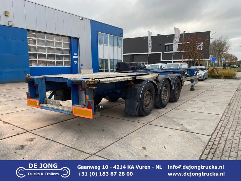 Van Hool 3B0079 / Container chassis / SAF + Disc - Semi-remorque porte-conteneur/ Caisse mobile: photos 1 Van Hool 3B0079 / Container chassis / SAF + Disc - Semi-remorque porte-conteneur/ Caisse mobile: photos 1