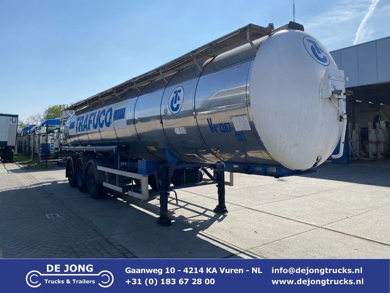 Van Hool Tank / Inox / 3 compartments / 30000 LT - Semi-remorque citerne: photos 1 Van Hool Tank / Inox / 3 compartments / 30000 LT - Semi-remorque citerne: photos 1