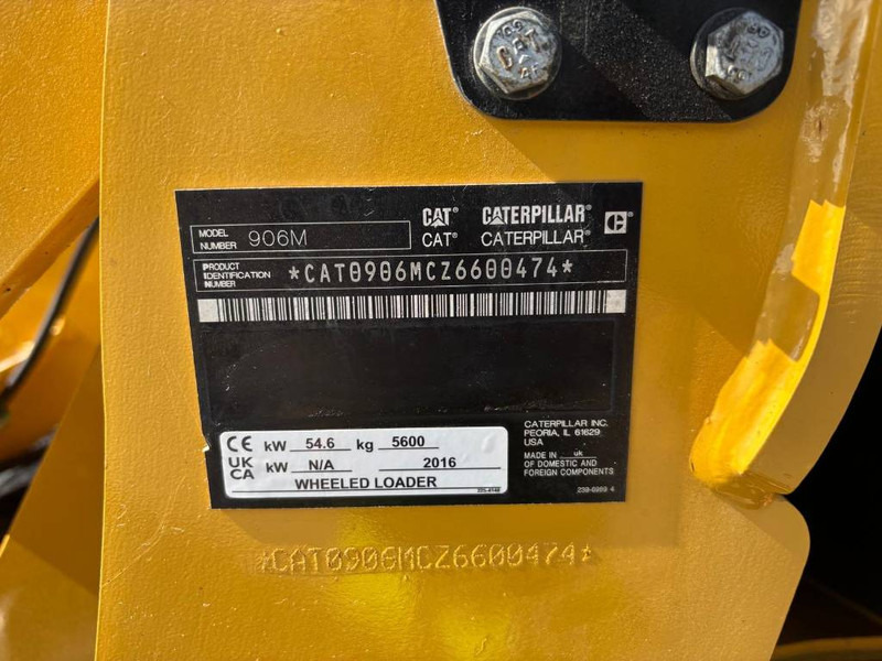 Cat !!SOLD!! 906 M - Chargeuse sur pneus: photos 5 Cat !!SOLD!! 906 M - Chargeuse sur pneus: photos 5