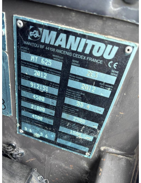 Manitou MT 625 - Chariot télescopique: photos 5 Manitou MT 625 - Chariot télescopique: photos 5