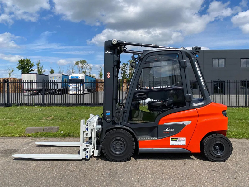 Chariot élévateur diesel Linde H35D-01 Cascade rotating fork clamp: photos 9 Chariot élévateur diesel Linde H35D-01 Cascade rotating fork clamp: photos 9