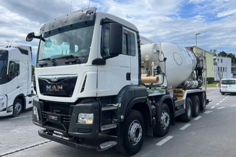 MAN TGS 35.480 10x4 10m3 Förderband 17M... - Camion malaxeur: photos 1 MAN TGS 35.480 10x4 10m3 Förderband 17M... - Camion malaxeur: photos 1