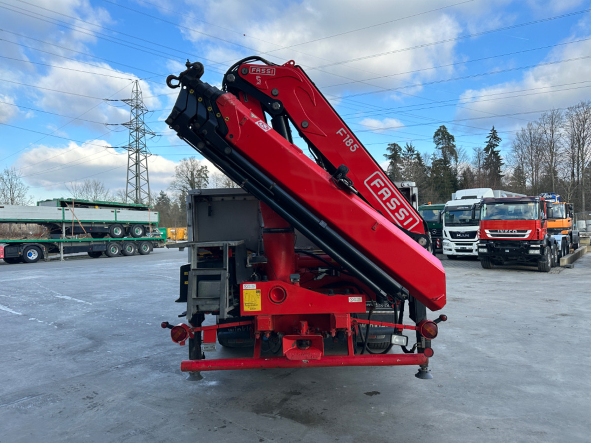 Camion benne, Camion grue MERCEDES 2551 V8 6x2 Fassi 185-5 Bj.2020: photos 9