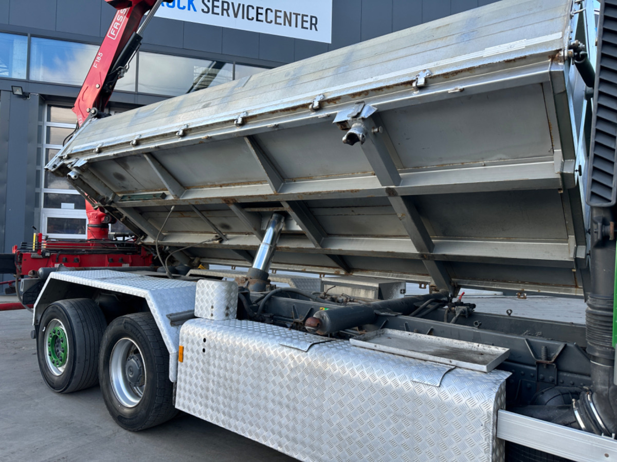 Camion benne, Camion grue MERCEDES 2551 V8 6x2 Fassi 185-5 Bj.2020: photos 20