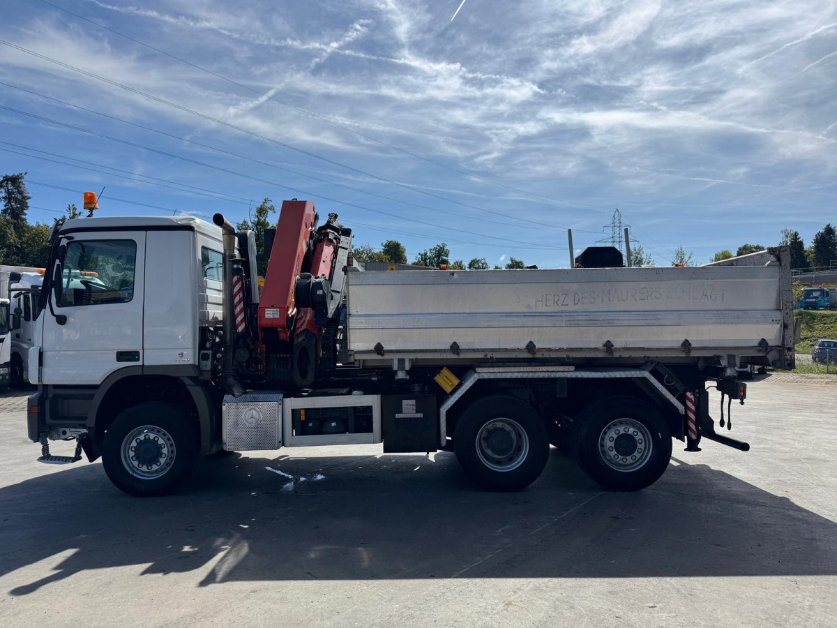 Camion grue MERCEDES Actros 2641 6x4-4 PK29000-7 Kipper: photos 9