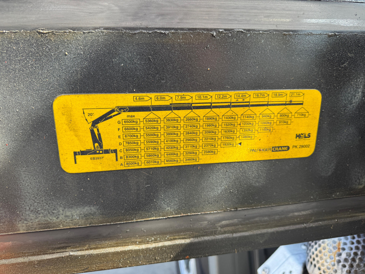 Camion grue MERCEDES Actros 2641 6x4-4 PK29000-7 Kipper: photos 15