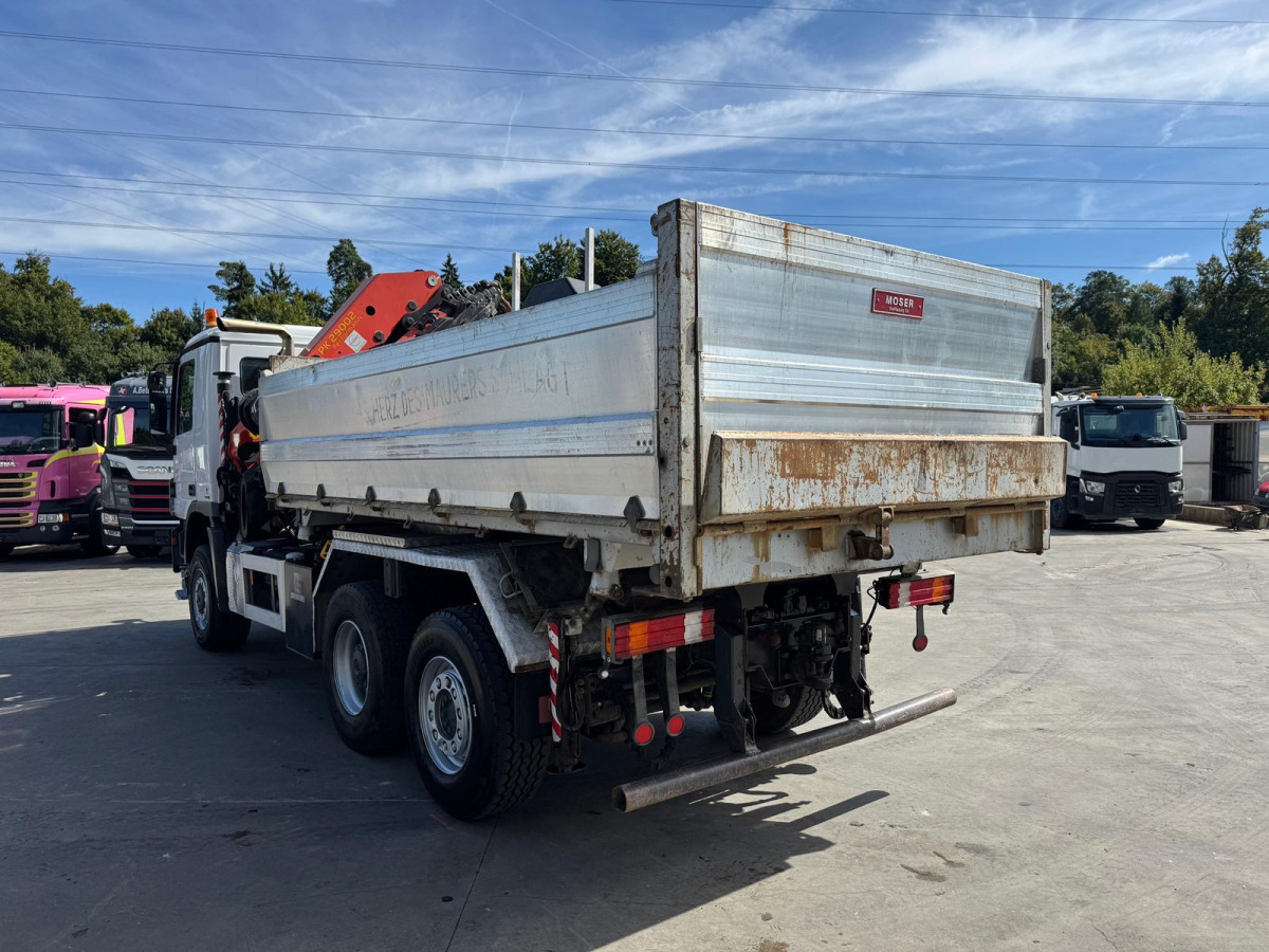 Camion grue MERCEDES Actros 2641 6x4-4 PK29000-7 Kipper: photos 8