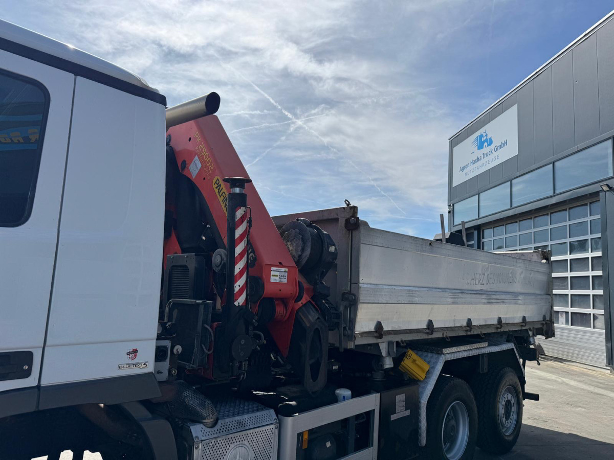 Camion grue MERCEDES Actros 2641 6x4-4 PK29000-7 Kipper: photos 10