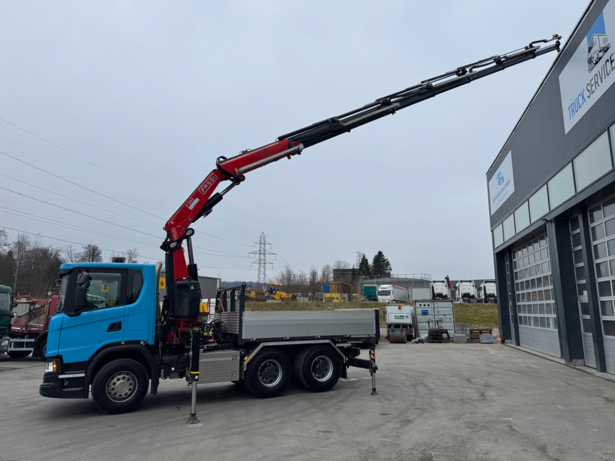 SCANIA G540 6x4 Fassi 395-7 SZM&Pritsche - Camion grue: photos 3 SCANIA G540 6x4 Fassi 395-7 SZM&Pritsche - Camion grue: photos 3