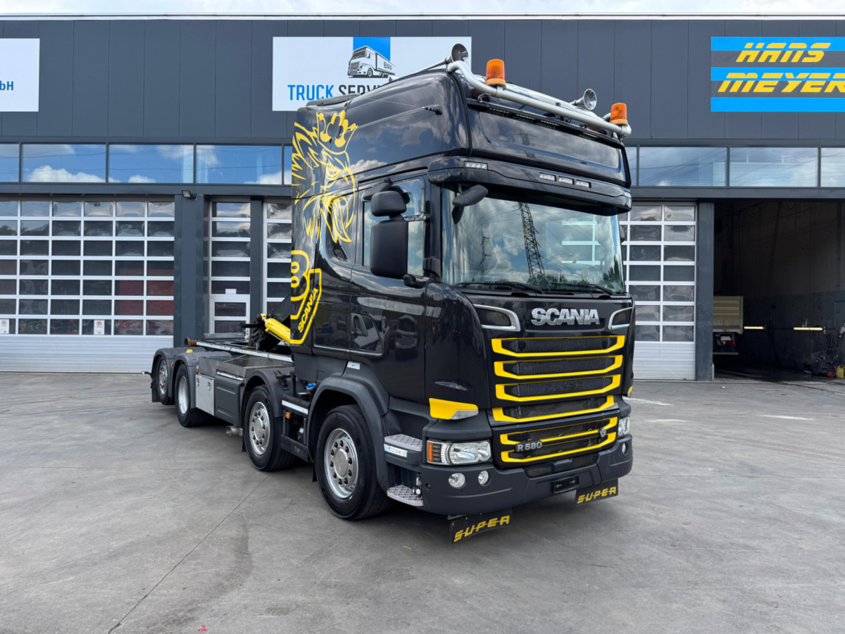 SCANIA R580 8x2 Nencki Hooklift - Camion ampliroll: photos 3 SCANIA R580 8x2 Nencki Hooklift - Camion ampliroll: photos 3