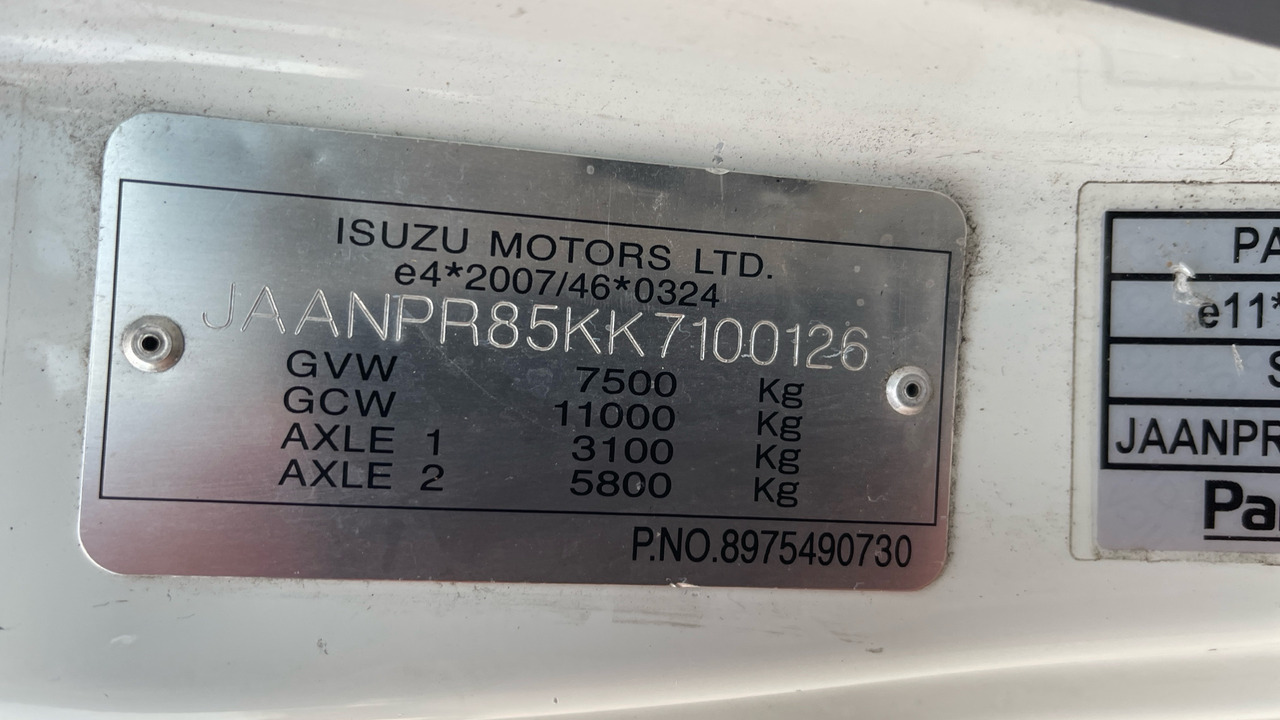 Camion frigorifique ISUZU N75 150: photos 20 Camion frigorifique ISUZU N75 150: photos 20