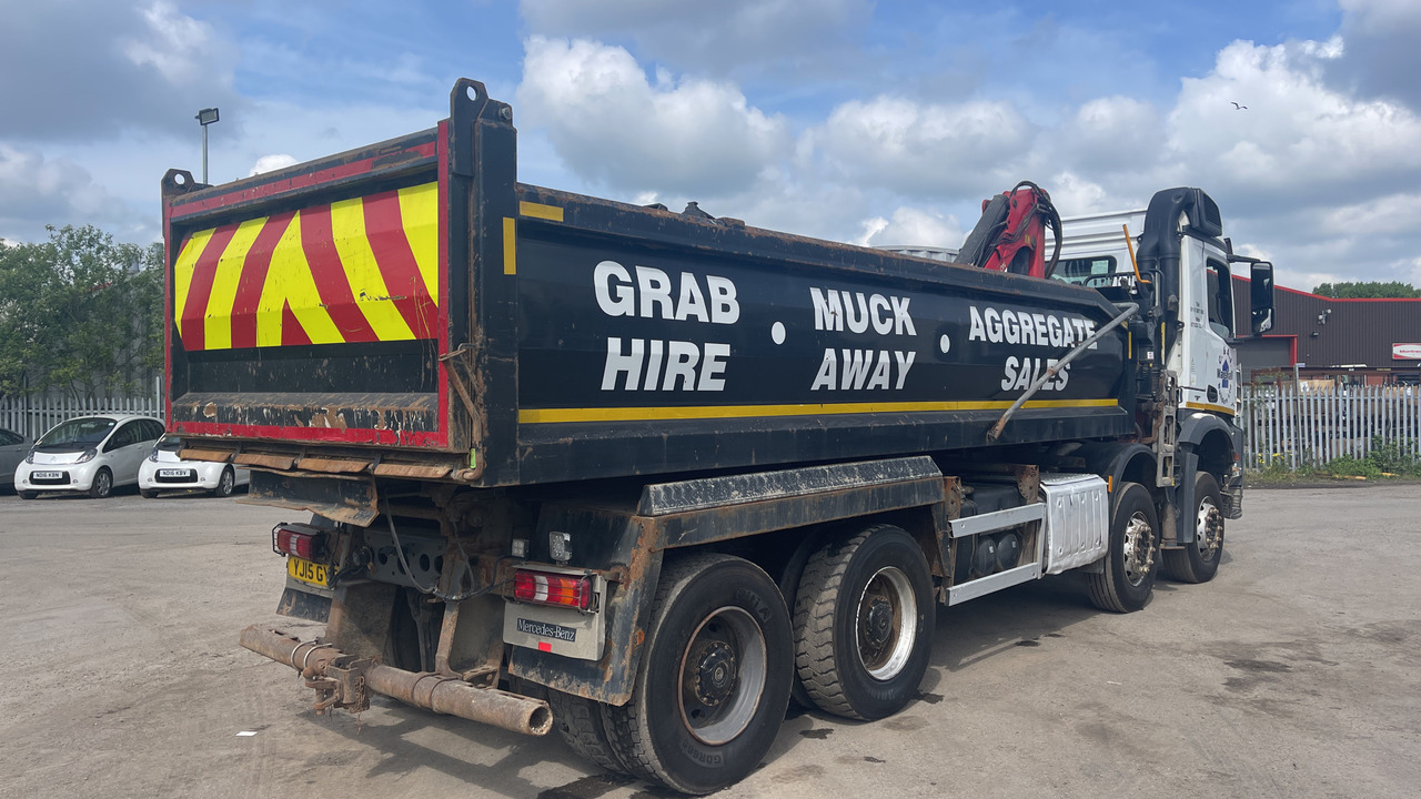 MERCEDES-BENZ AROCS 3240 - Camion benne, Camion grue: photos 4 MERCEDES-BENZ AROCS 3240 - Camion benne, Camion grue: photos 4