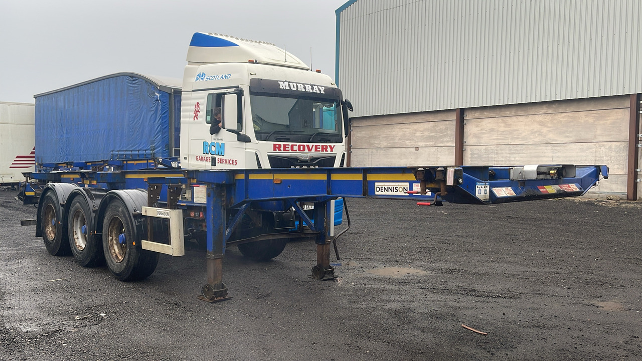 DENNISON SKELETAL SLIDING - Remorque: photos 1 DENNISON SKELETAL SLIDING - Remorque: photos 1