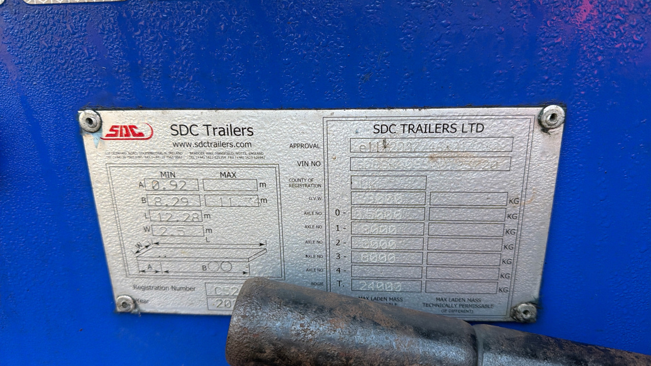 Remorque SDC SKELETAL SLIDING: photos 8