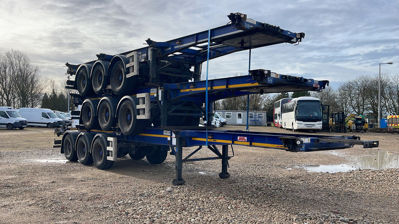 SDC SKELETAL SLIDING - STACK OF 3 - Remorque: photos 1 SDC SKELETAL SLIDING - STACK OF 3 - Remorque: photos 1