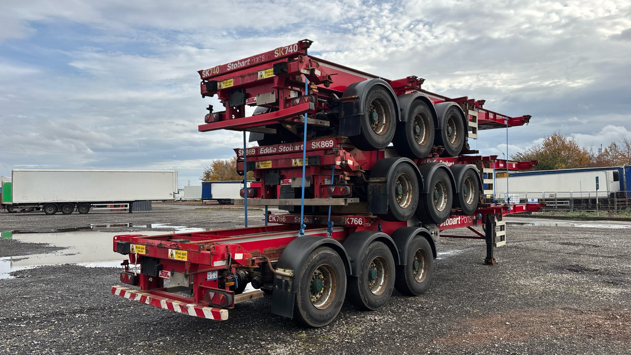 SDC SKELETAL SLIDING - STACK OF 3 - Remorque: photos 5 SDC SKELETAL SLIDING - STACK OF 3 - Remorque: photos 5