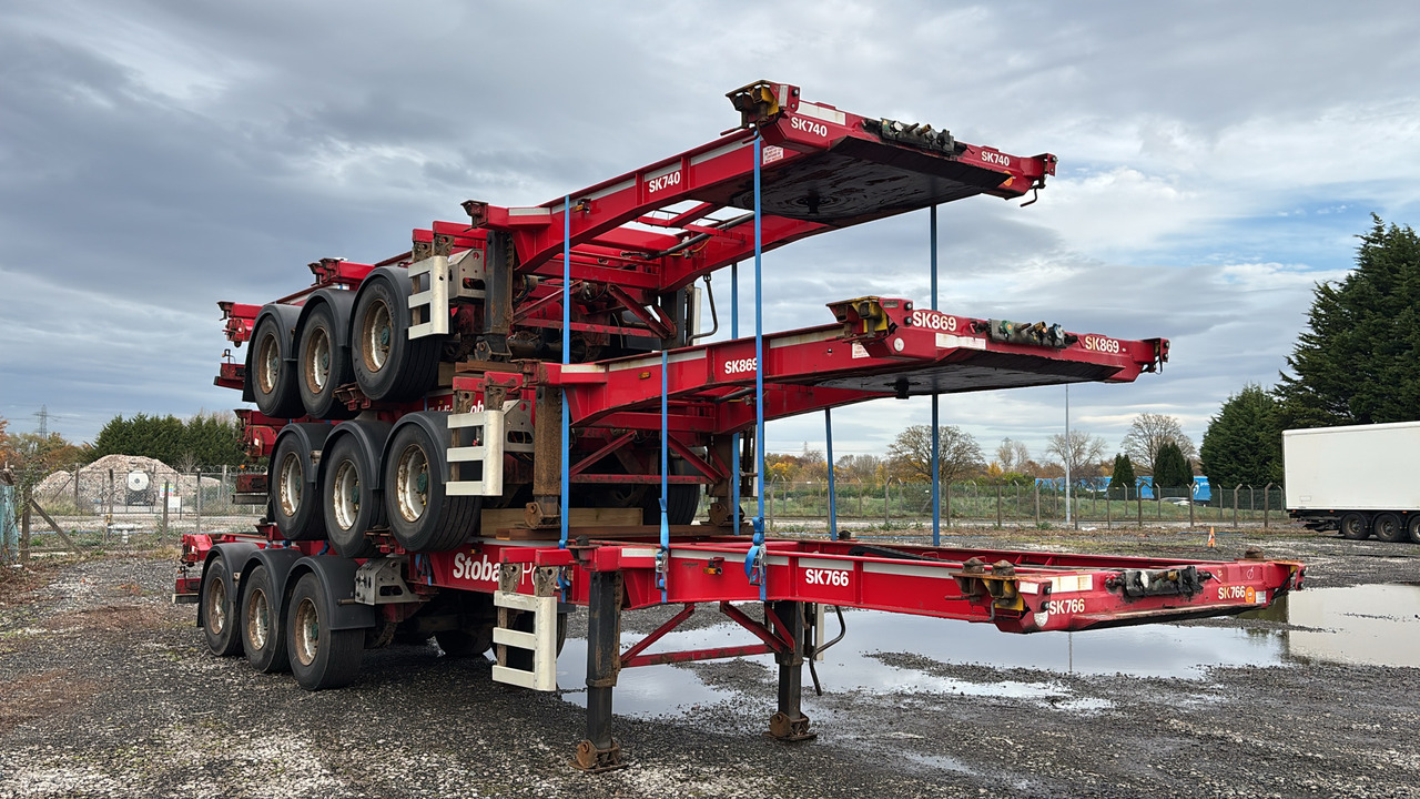 SDC SKELETAL SLIDING - STACK OF 3 - Remorque: photos 1 SDC SKELETAL SLIDING - STACK OF 3 - Remorque: photos 1