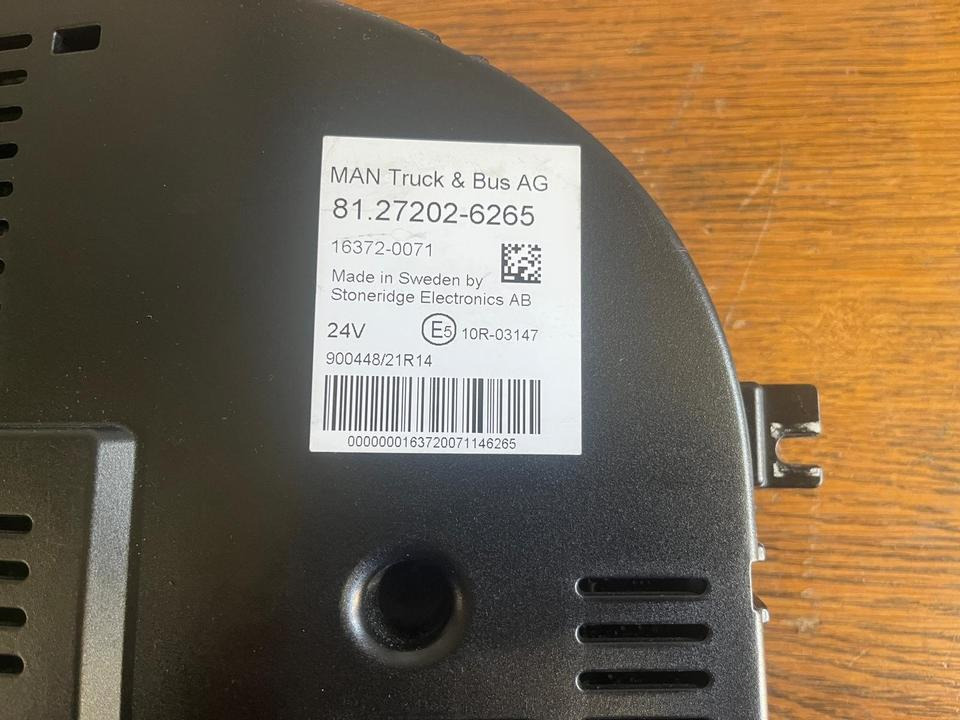 MAN EU6 Kombiinstrument / Tacho 81.27202-6265 - Panel de instrumentos pour Camion: photos 3 MAN EU6 Kombiinstrument / Tacho 81.27202-6265 - Panel de instrumentos pour Camion: photos 3