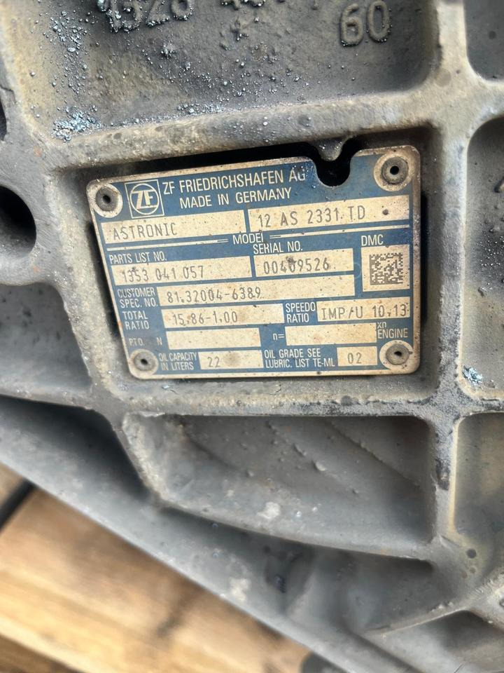 MAN TGX Getriebe ZF 12 AS 2331 TD mit Intarder 3 - Boîte de vitesse pour Camion: photos 2 MAN TGX Getriebe ZF 12 AS 2331 TD mit Intarder 3 - Boîte de vitesse pour Camion: photos 2