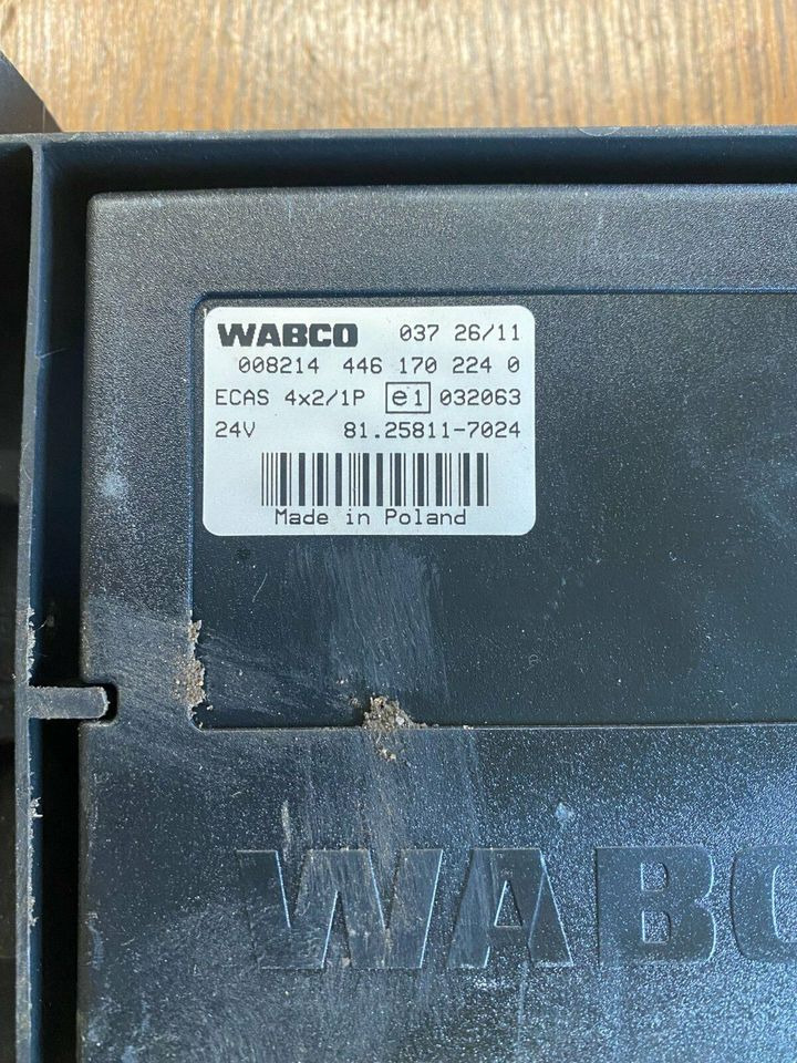 MAN WABCO Steuergerät ECAS 4*2 81.25811-7024 - Bloc de gestion pour Camion: photos 2 MAN WABCO Steuergerät ECAS 4*2 81.25811-7024 - Bloc de gestion pour Camion: photos 2