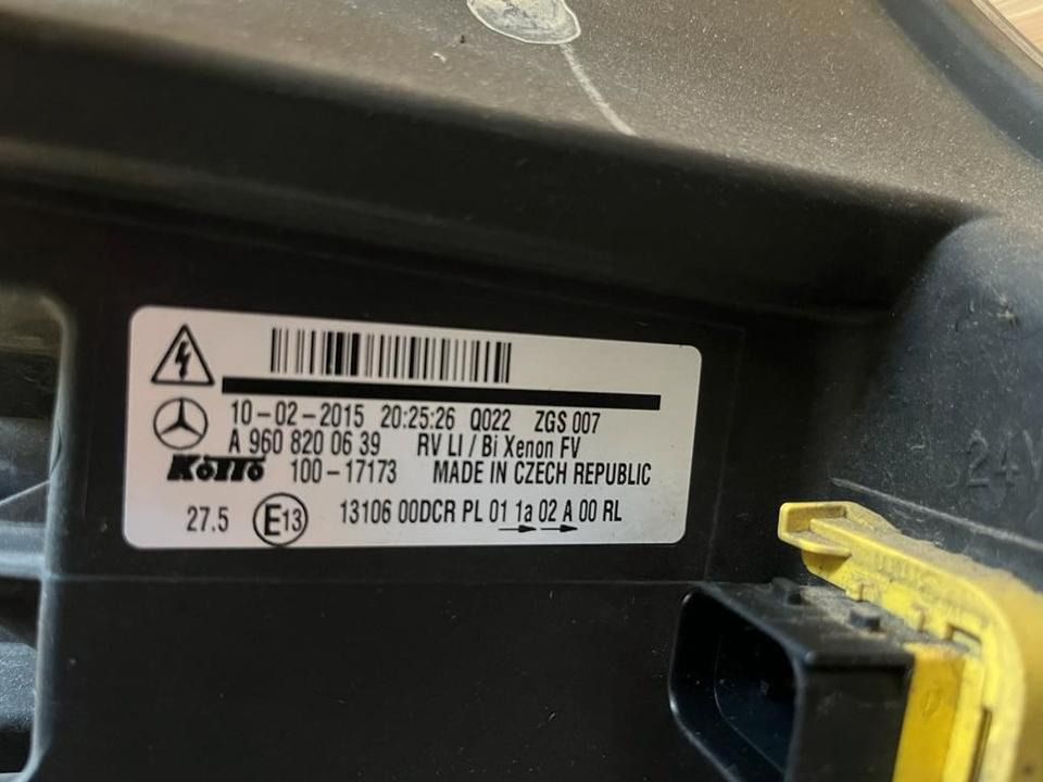 Mercedes Actros Bi Xenon Scheinwerfer Vorne Links A9608200639 - Feu avant pour Camion: photos 2 Mercedes Actros Bi Xenon Scheinwerfer Vorne Links A9608200639 - Feu avant pour Camion: photos 2