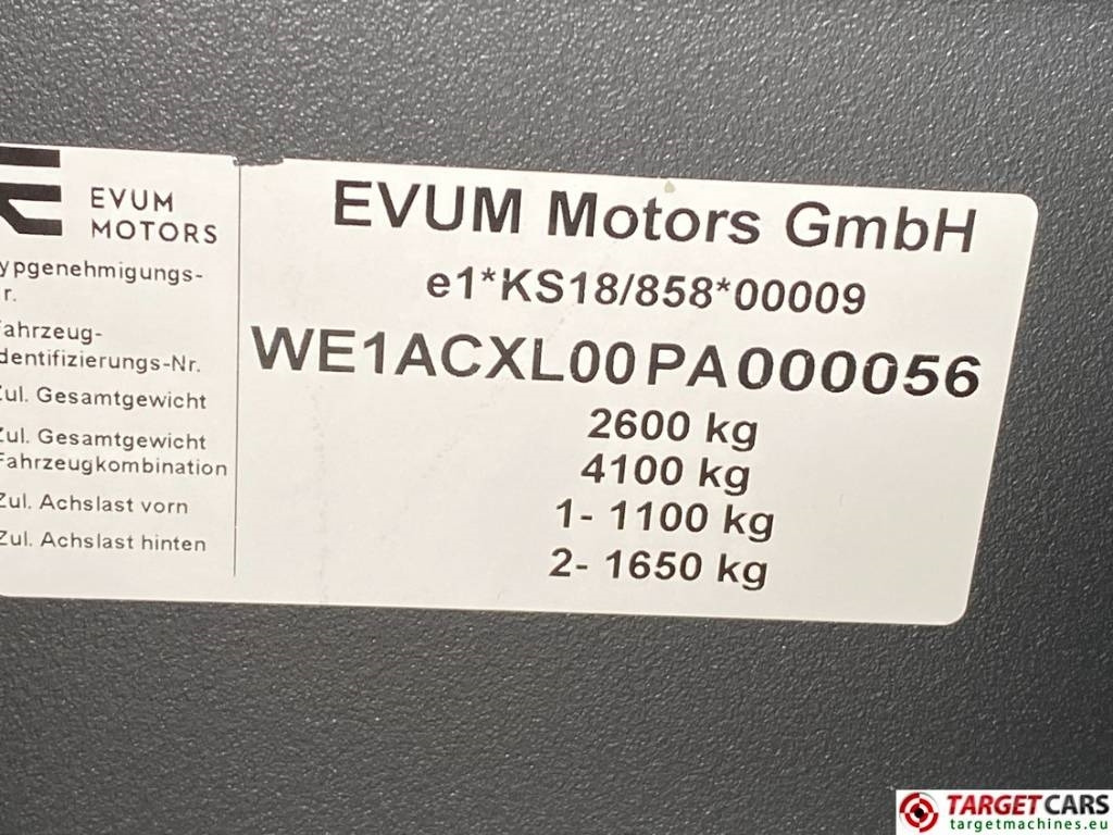 Camion plateau, Utilitaire électrique compact neuf Evum ACar Electric UTV 4x4 Open Platform XL Van: photos 11