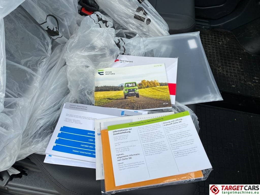 Camion plateau, Utilitaire électrique compact neuf Evum ACar Electric UTV 4x4 Open Platform XL Van: photos 17