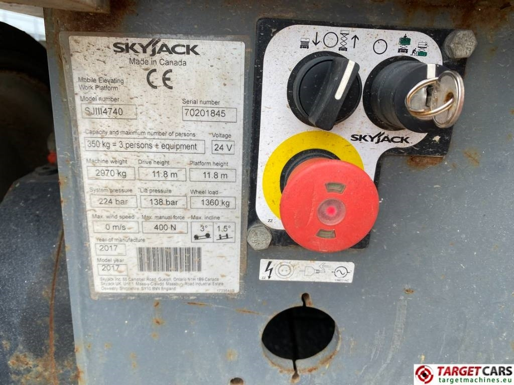 Nacelle ciseaux SkyJack SJIII-4740 Electric Scissor Work Lift 1380cm: photos 10