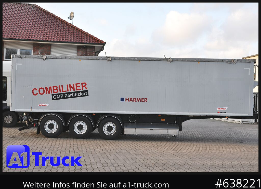 Semi-remorque citerne BENALU Kombiliner Gülle Tank + Kipper fest34m³  flüssig 26m³, Tüv neu,: photos 8