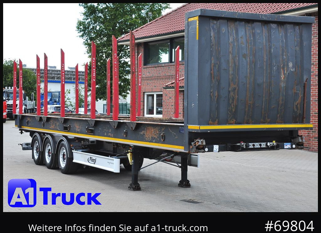 FLIEGL SDS01, Langholz, Containeraufbau, Liftachse, - Semi-remorque grumier: photos 1 FLIEGL SDS01, Langholz, Containeraufbau, Liftachse, - Semi-remorque grumier: photos 1