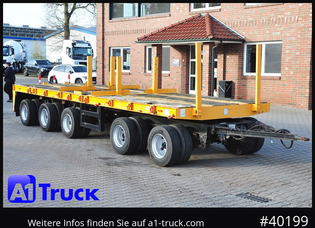 GOLDHOFER 5 achs Ballast, Lenkachse, 50to., Schwerlast, - Remorque porte-engin surbaissée: photos 1 GOLDHOFER 5 achs Ballast, Lenkachse, 50to., Schwerlast, - Remorque porte-engin surbaissée: photos 1