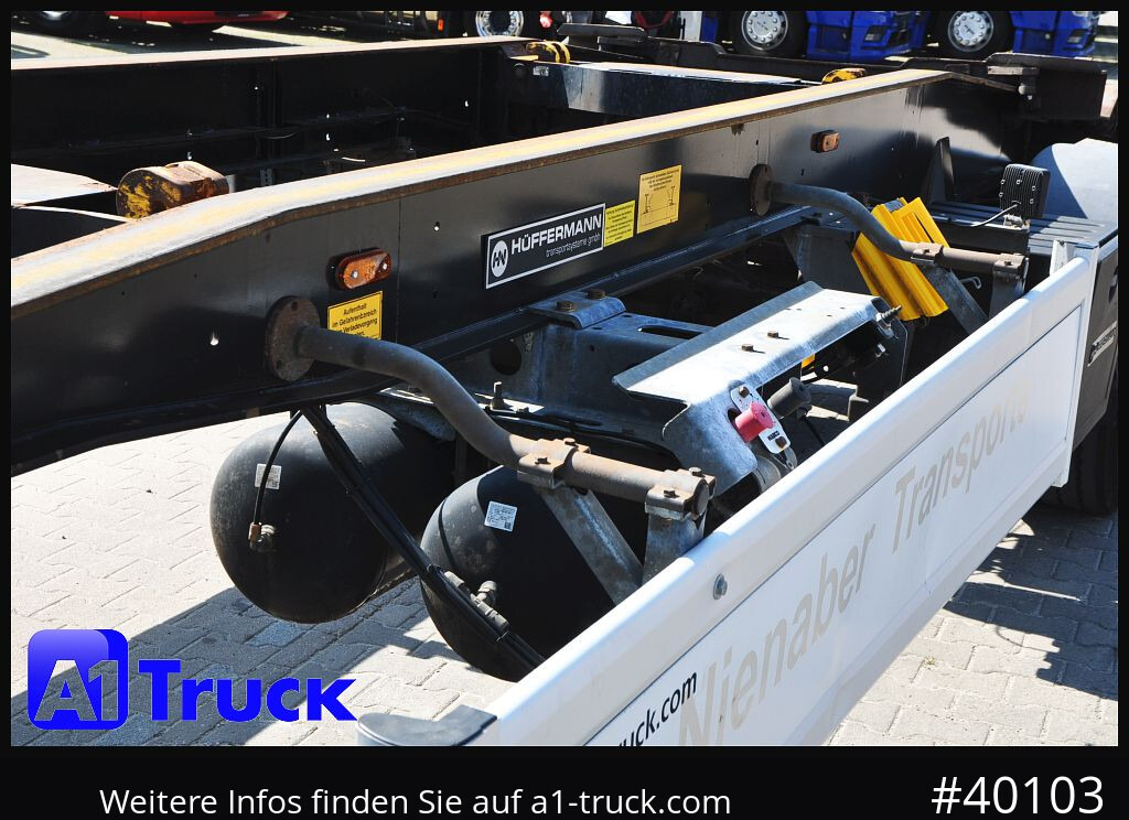 HUEFFERMANN HSA 1870 Luft, BPW Alu, - Remorque ampliroll/ Multibenne: photos 2 HUEFFERMANN HSA 1870 Luft, BPW Alu, - Remorque ampliroll/ Multibenne: photos 2