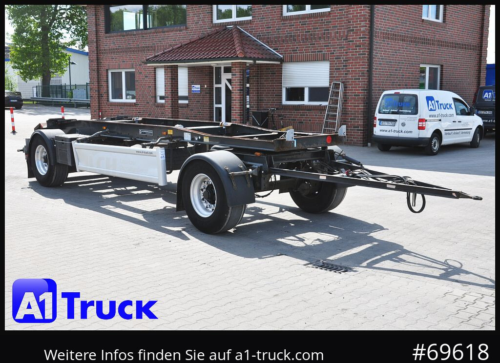 HUEFFERMANN HSA 1870 Luft, BPW Alu, - Remorque ampliroll/ Multibenne: photos 1 HUEFFERMANN HSA 1870 Luft, BPW Alu, - Remorque ampliroll/ Multibenne: photos 1